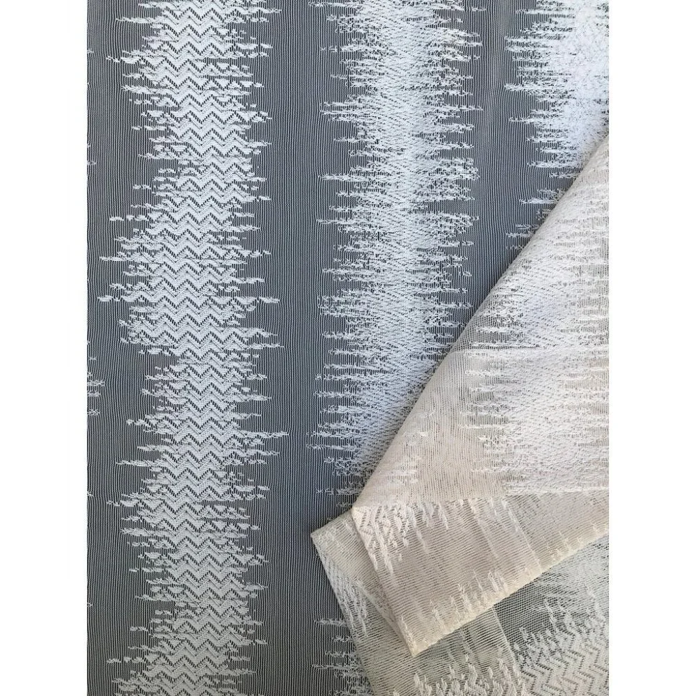 MANOR LUXE Bella Bella Sheer Gray Curtain Panel 54 in x 108 in NEW NWT